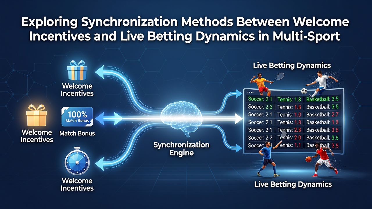 Live weddenschapsinterface met gesynchroniseerde bonusweergave in multisportscenario's